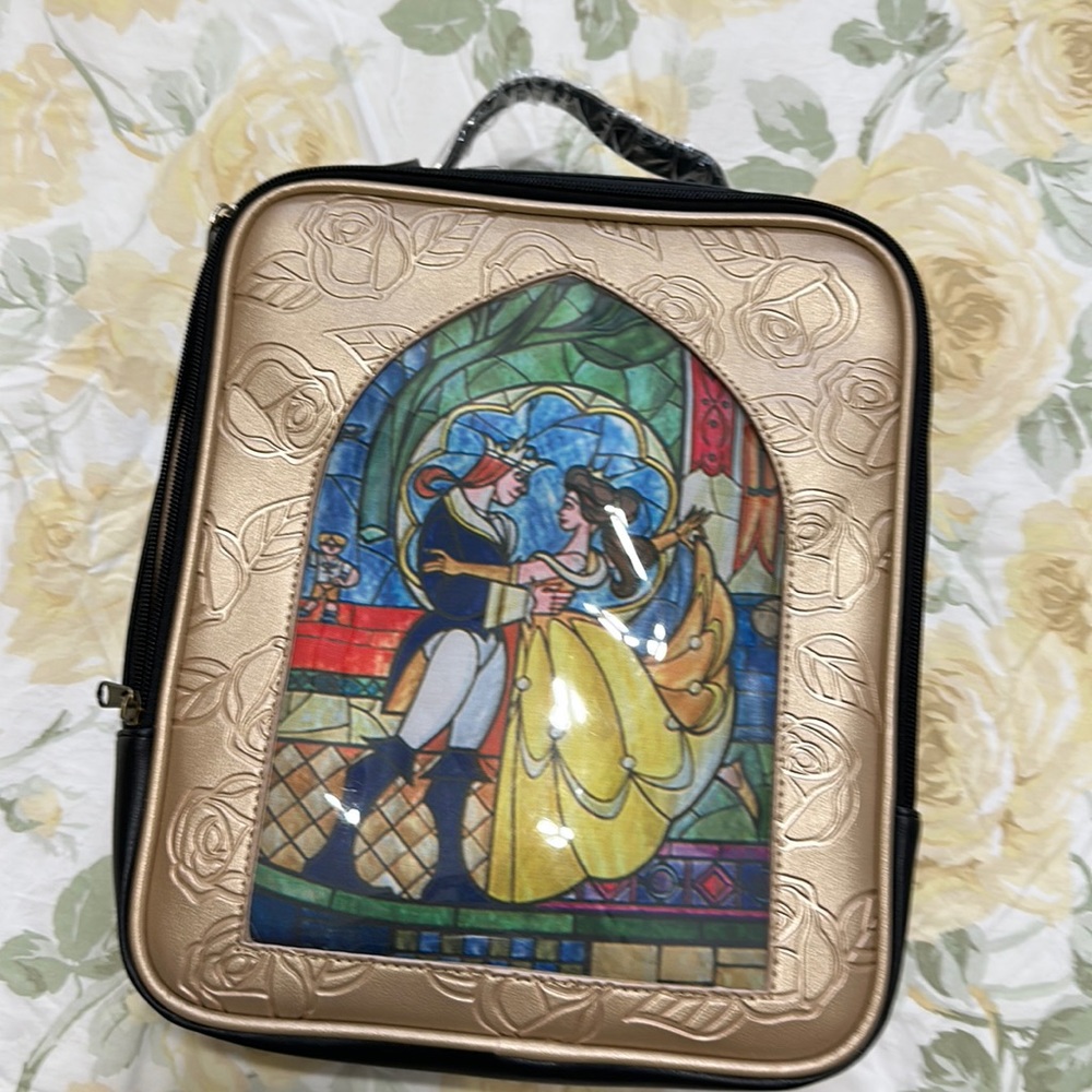 Loungefly Disney Beauty And The Beast Stained Gla… - image 1